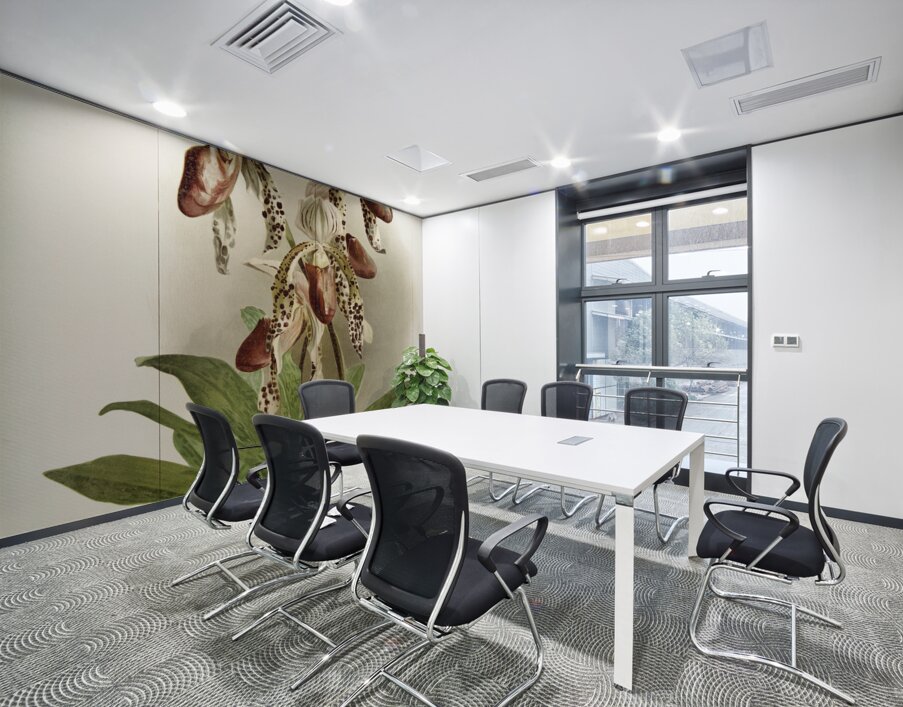 Dendrobium brymerianum from Reichenbachia Orchids 1888-1894 illustrated by Frederick Sander 1847-1920.  Wall Printing