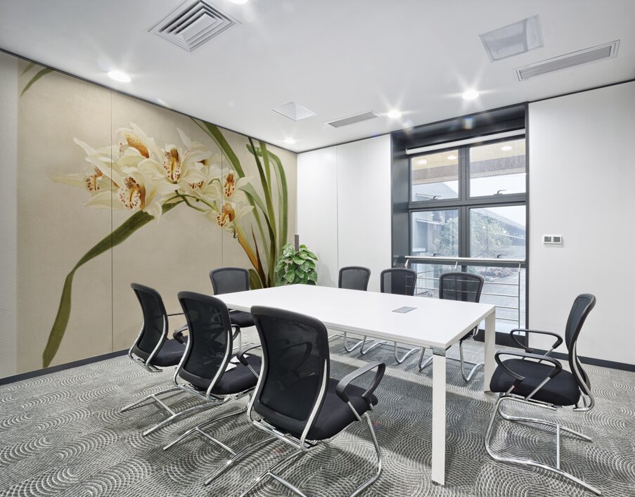 Cymbidium hybridum winnianum from Reichenbachia Orchids 1888-1894 illustrated by Frederick Sander 1847-1920.  Wall Printing