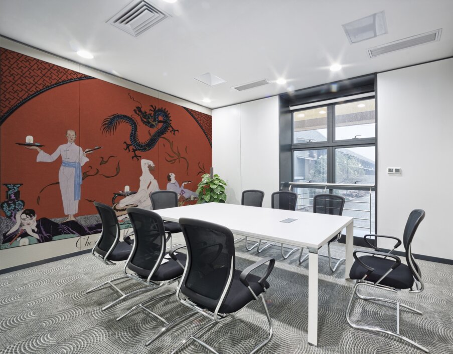 Chez la Marchande de Pavots 1920 fashion illustration  by George Barbier. Wall Printing