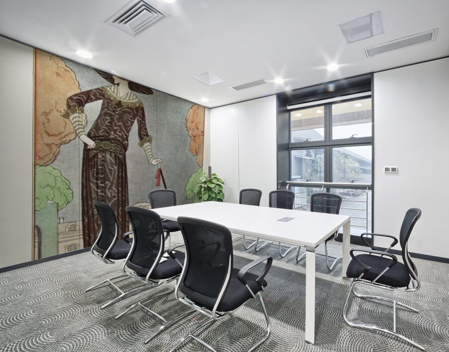 La promeneuse m&eacutelancolique Robe dapr&egraves-midi de Beer 1922 fashion illustration  by George Barbier.  Wall Printing