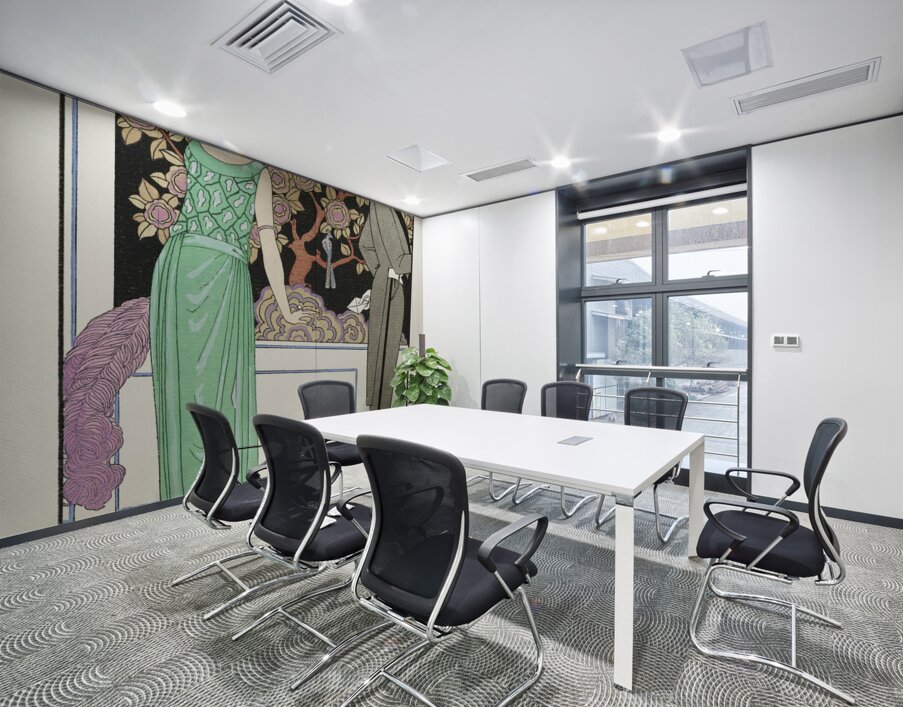 La premiere imprudence: Robe du soir de Beer 1921 fashion illustration  by George Barbier.  Wall Printing