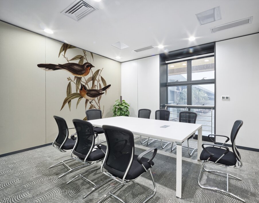 Black-fronted Flycatcher Monarcha trivirgata illustrated by Elizabeth Gould 1804–1841 for John Gould’s 1804-1881 Birds of Australia  Wall Printing