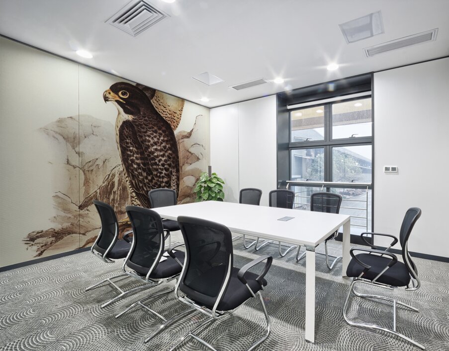 Black-cheeked Falcon Falco melanogenys illustrated by Elizabeth Gould 1804–1841 for John Gould’s 1804-1881 Birds of Australia  Wall Printing
