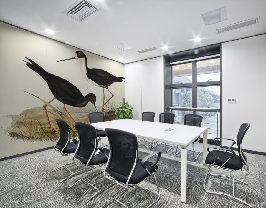 New Zealand Stilt Himantopus Novae-Zelandiae illustrated by Elizabeth Gould 1804–1841 for John Gould’s 1804-1881 Birds of Australia  Wall Printing