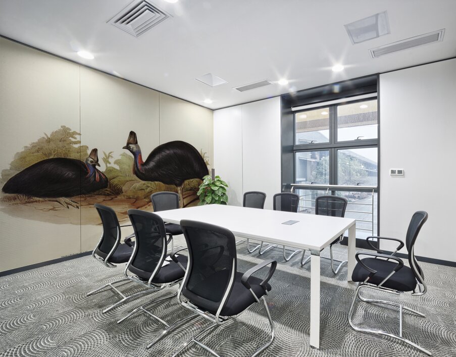 Australian Cassowary Casuarius australis illustrated by Elizabeth Gould 1804–1841 for John Gould’s 1804-1881 Birds of Australia  Wall Printing