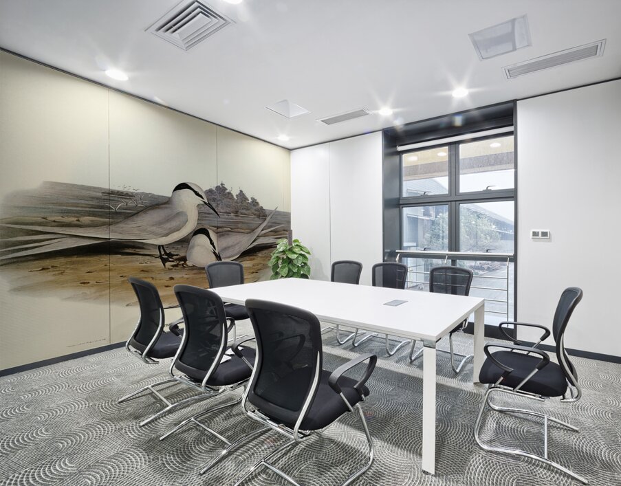 Black-naped Tern Sterna melanauchen illustrated by Elizabeth Gould 1804–1841 for John Gould’s 1804-1881 Birds of Australia  Wall Printing