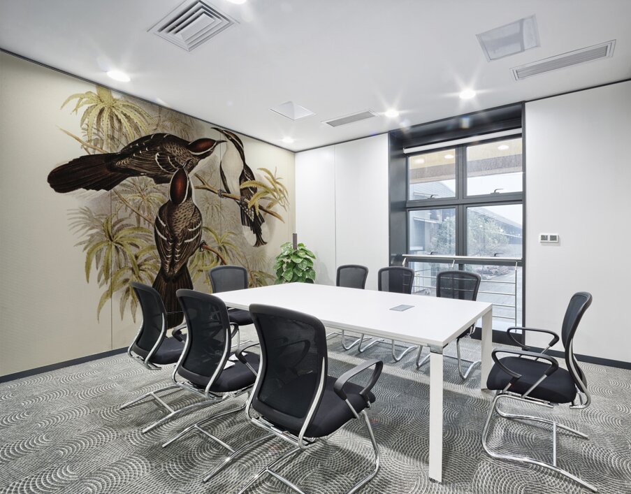 Chestnut-crowned Pomatorhinus Pomatorhinus ruficeps illustrated by Elizabeth Gould 1804–1841 for John Gould’s 1804-1881 Birds of Australia  Wall Printing