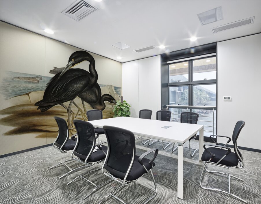 Blue Reef Heron Herodias jugularis illustrated by Elizabeth Gould 1804–1841 for John Gould’s 1804-1881 Birds of Australia  Wall Printing