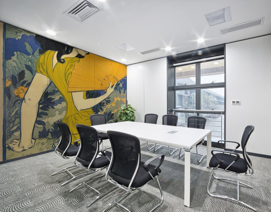 L’Éventail Illustration by Eugène Samuel Grasset Wall Printing