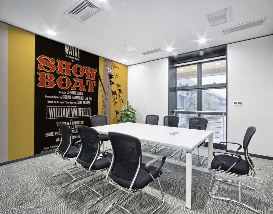 Showboat 1966 M. Koskinen Artcraft Lithograph Poster Wall Printing