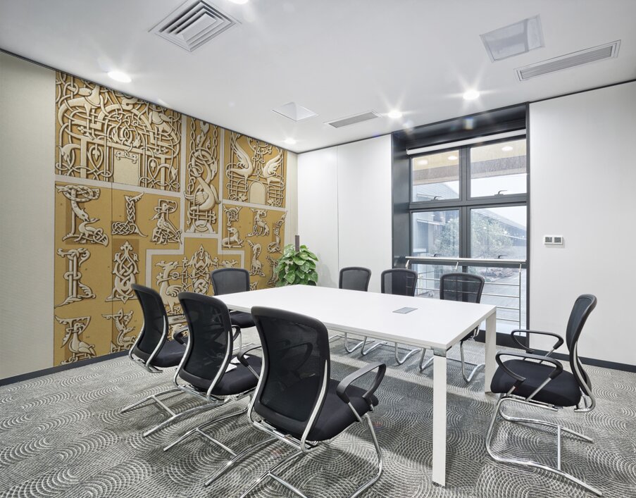 Russian pattern. 1888 edition Lornement Polychrome by Albert Racine 1825–1893. Wall Printing