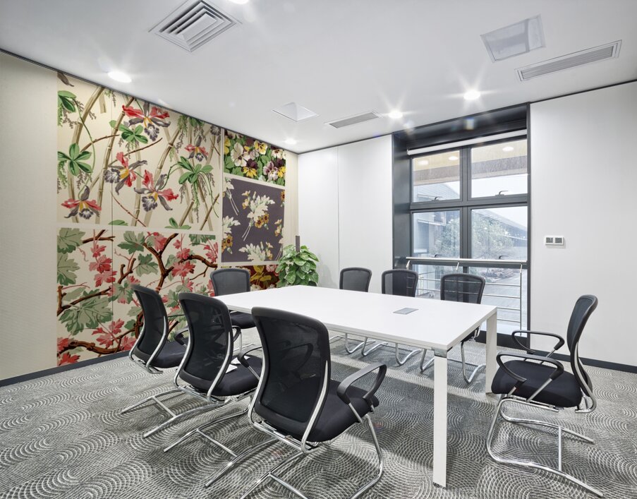 19th Century pattern Lornement Polychrome 1888 by Albert Racinet 1825&ndash1893. 1888 edition. Wall Printing