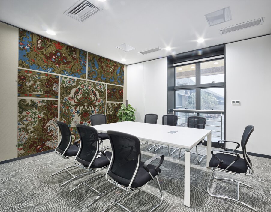 17th and 18th Century pattern. 1888 edition Lornement Polychrome by Albert Racine 1825–1893. Wall Printing