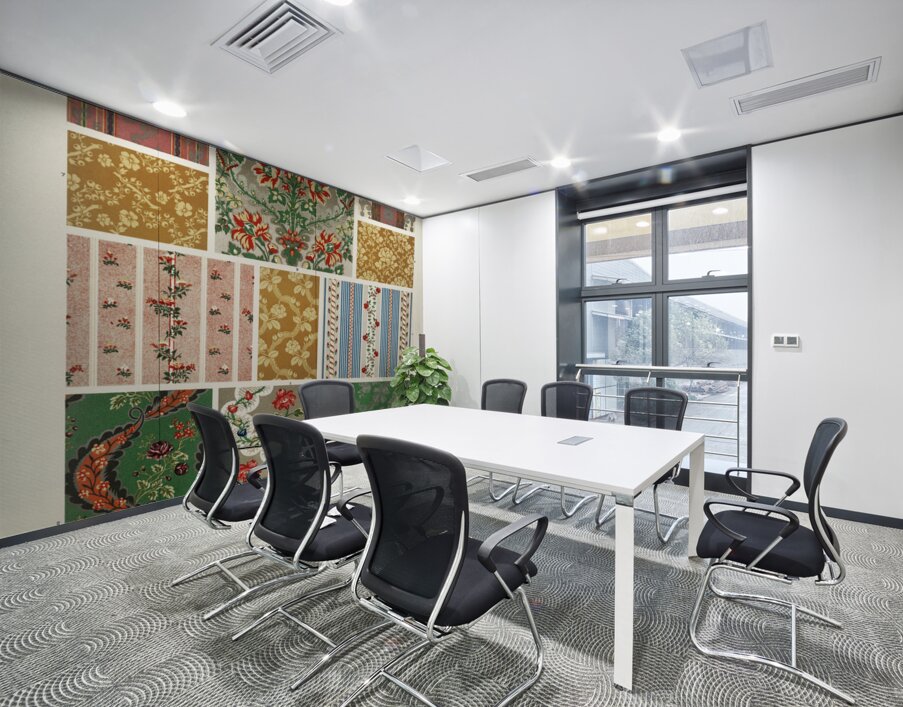 18th Century pattern. 1888 edition Lornement Polychrome by Albert Racine 1825–1893. Wall Printing