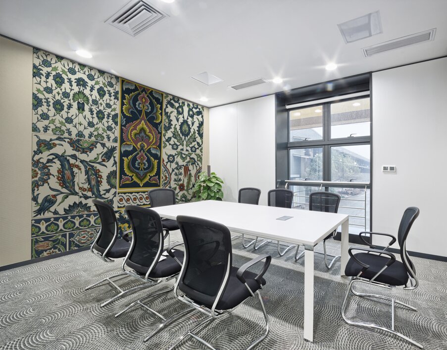 18th Century pattern. 1888 edition Lornement Polychrome by Albert Racine 1825–1893. Wall Printing