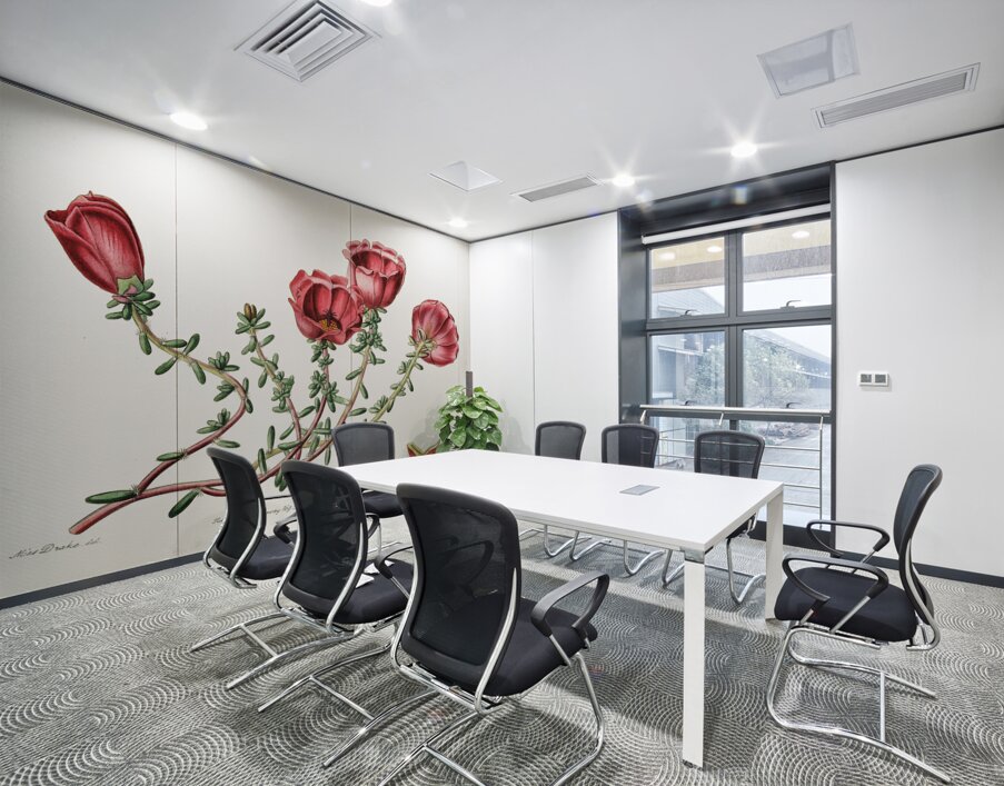 Dr. Gillies purslane from Edwards Botanical Register 1829-1847  by Sydenham Edwards John Lindley and James Ridgway. Wall Printing