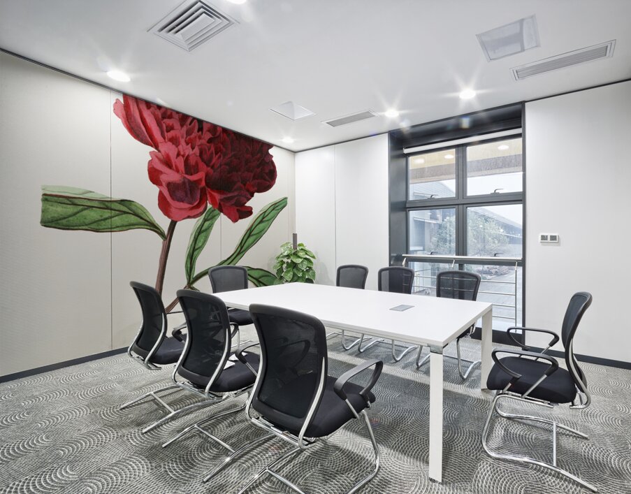 Potts Chinese peony from Edwards Botanical Register 1829-1847  by Sydenham Edwards John Lindley and James Ridgway. Wall Printing