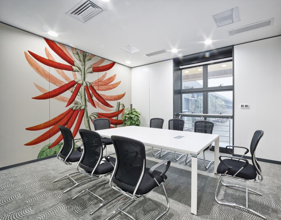 Naked-flowering Erythrina from Edwards Botanical Register 1829-1847  by Sydenham Edwards John Lindley and James Ridgway. Wall Printing