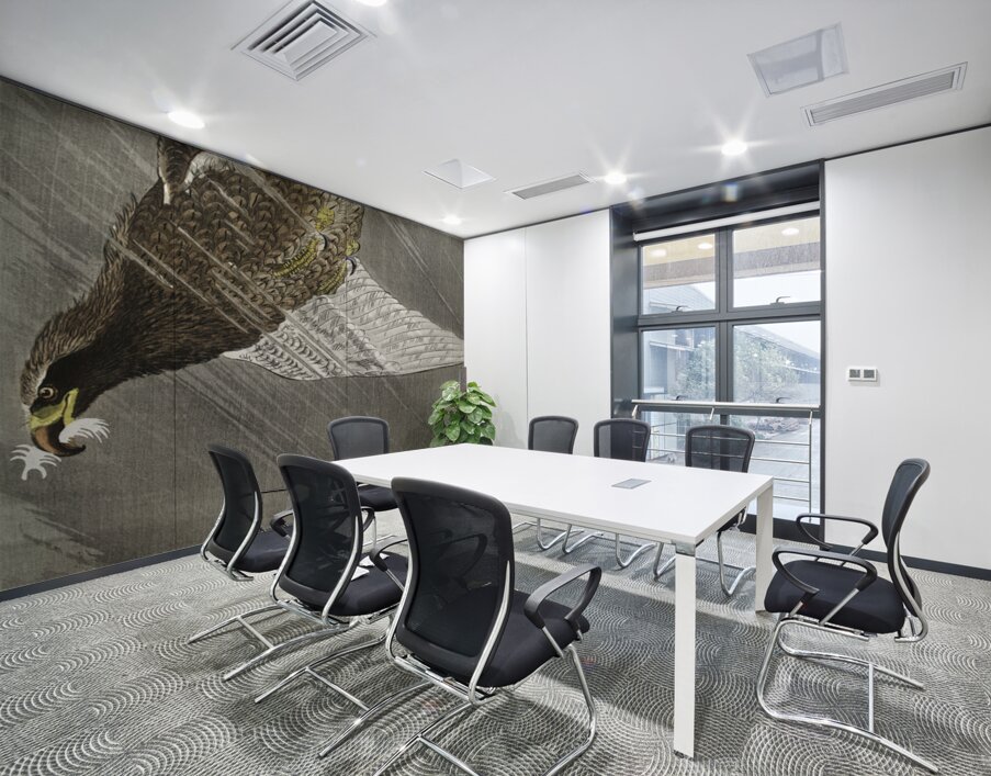 Downward flying eagle 1900 - 1930 by Ohara Koson 1877-1945. Wall Printing