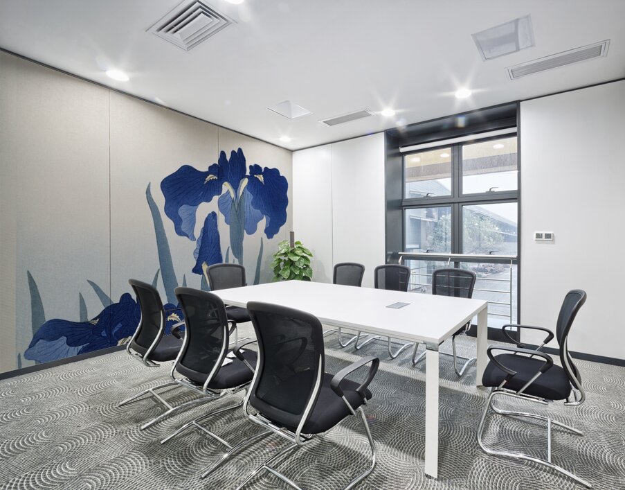 Iris flowers 1925 - 1936 by Ohara Koson 1877-1945. Wall Printing