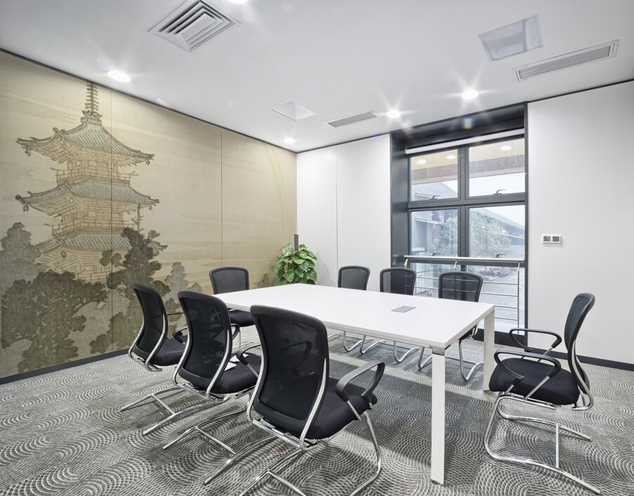 Pagoda and rainbow 1900 - 1910 by Ohara Koson 1877-1945. Wall Printing