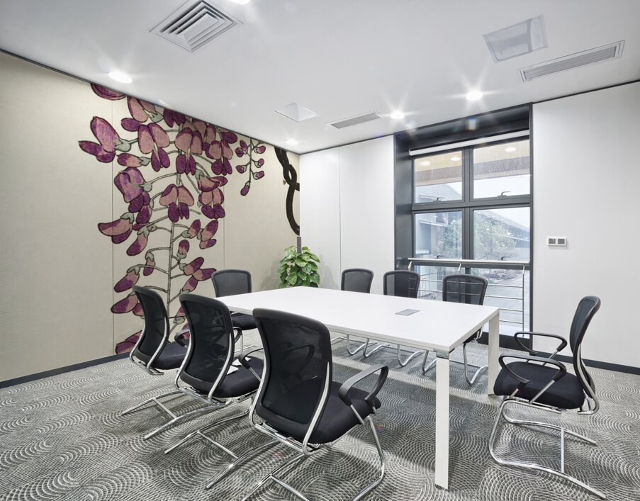 Blooming wisteria 1900 - 1930 by Ohara Koson1877-1945. Wall Printing