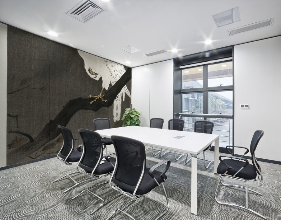 Snowy eagle on a tree branch 1910 - 1930 by Ohara Koson 1877-1945. Wall Printing