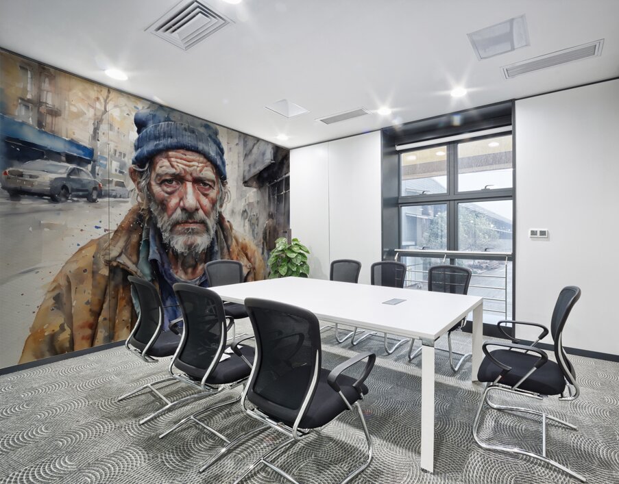 Watercolor Whats Left By Bruce Lazarus Wall Printing