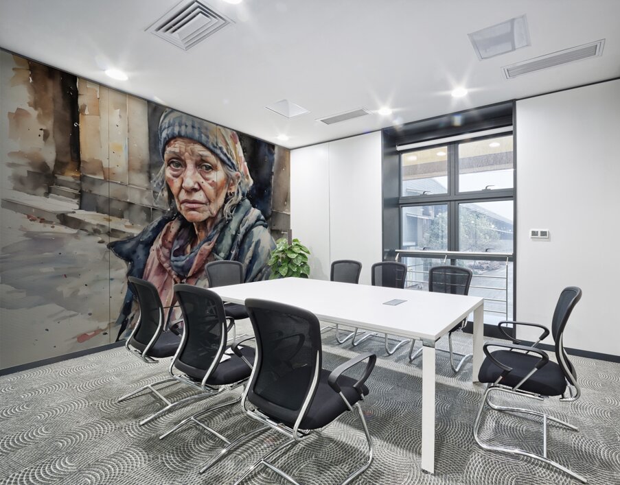 Watercolor “Im Truly Tired”  By Bruce Lazarus Wall Printing