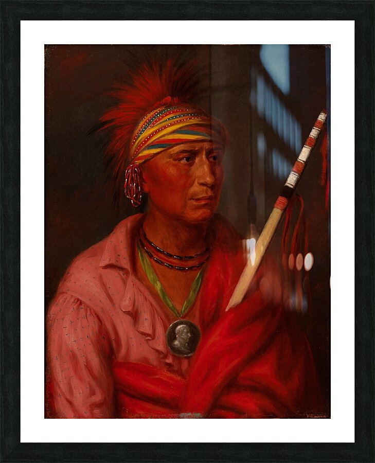 No Heart Nan-Che-Ning-Ga 1837 Picture Frame print