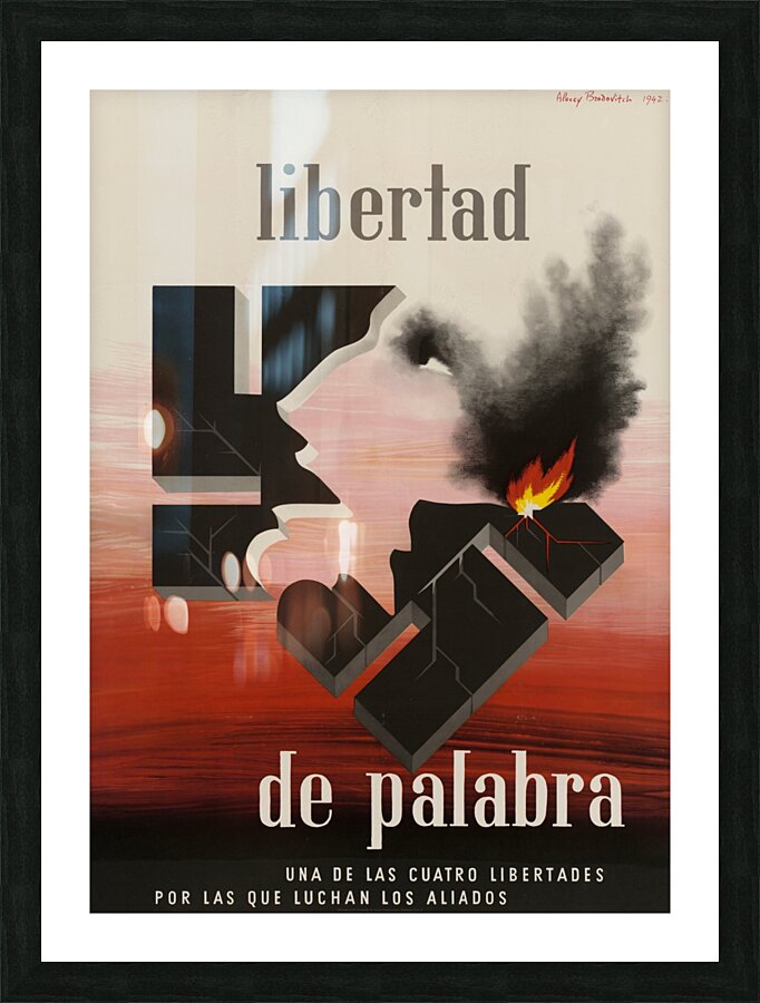 Libertad de Palabra Picture Frame print
