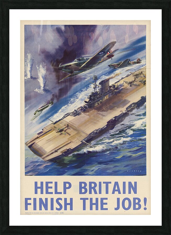 Help Britain Finish the Job! Picture Frame print