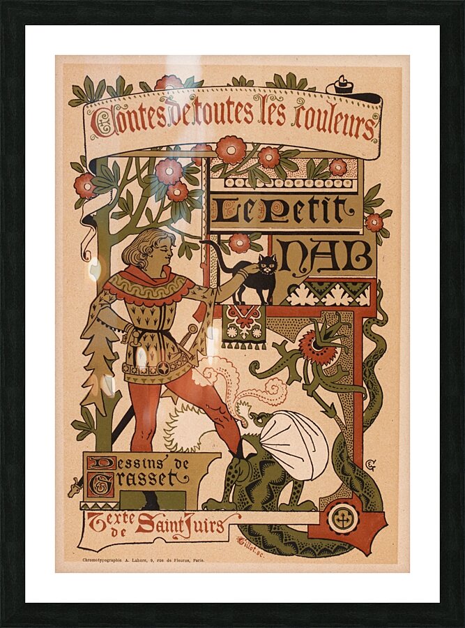 Le Petit Nab Poster by Eugène Samuel Grasset Picture Frame print