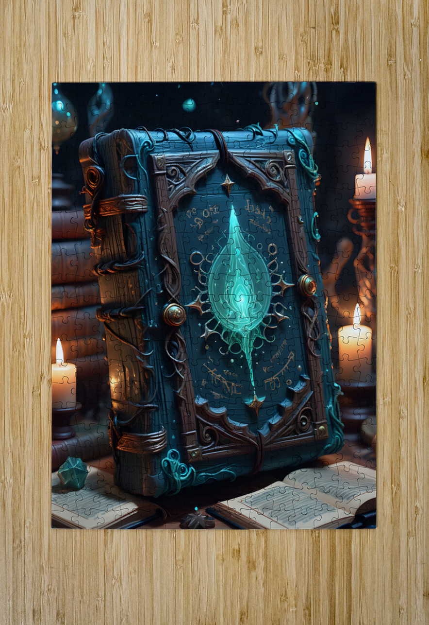 Wizards Spell Book By ISHISH IStockHistory com Puzzle printing