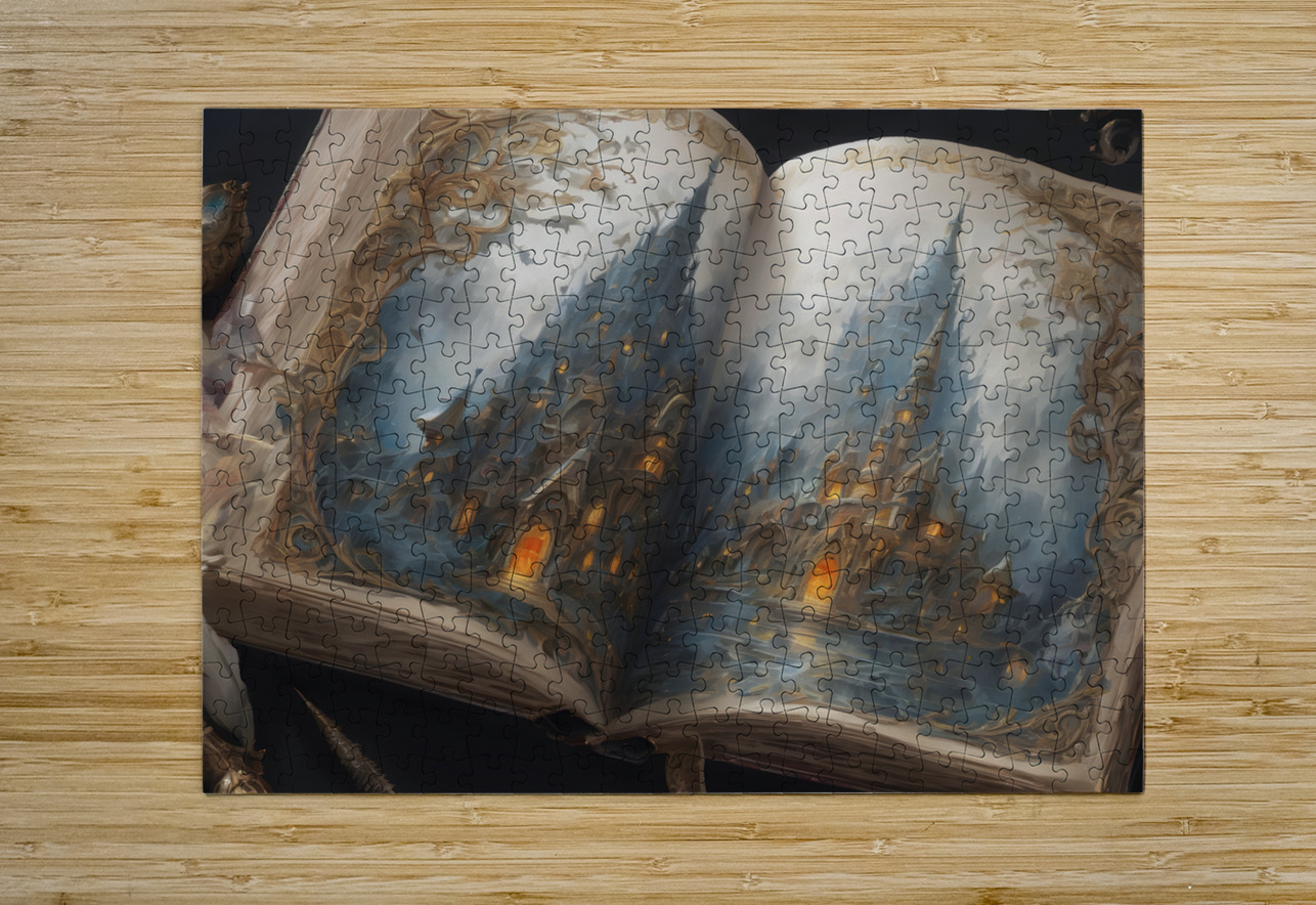 Fantasy Fable Ghost Book By ISHISH IStockHistory com Puzzle printing