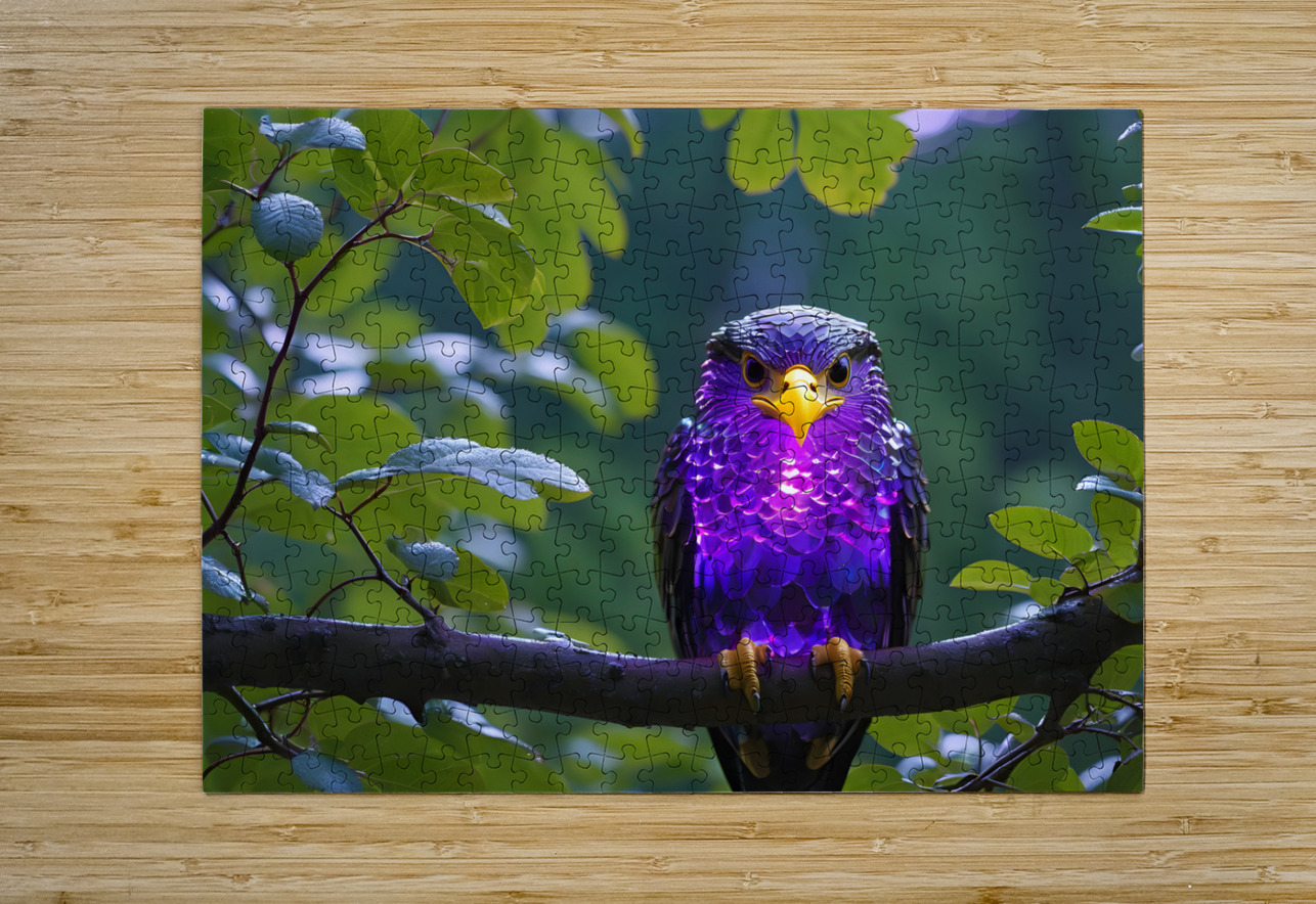 A  Amethyst Glass Eagle By ISHISH IStockHistory com Puzzle printing