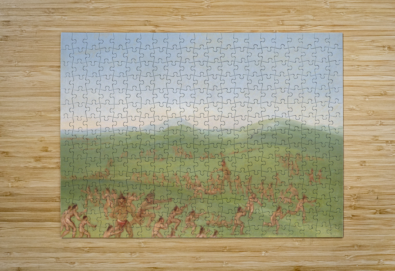 Sham Fight Mandan Boys 1832-1833 IStockHistory com Puzzle printing