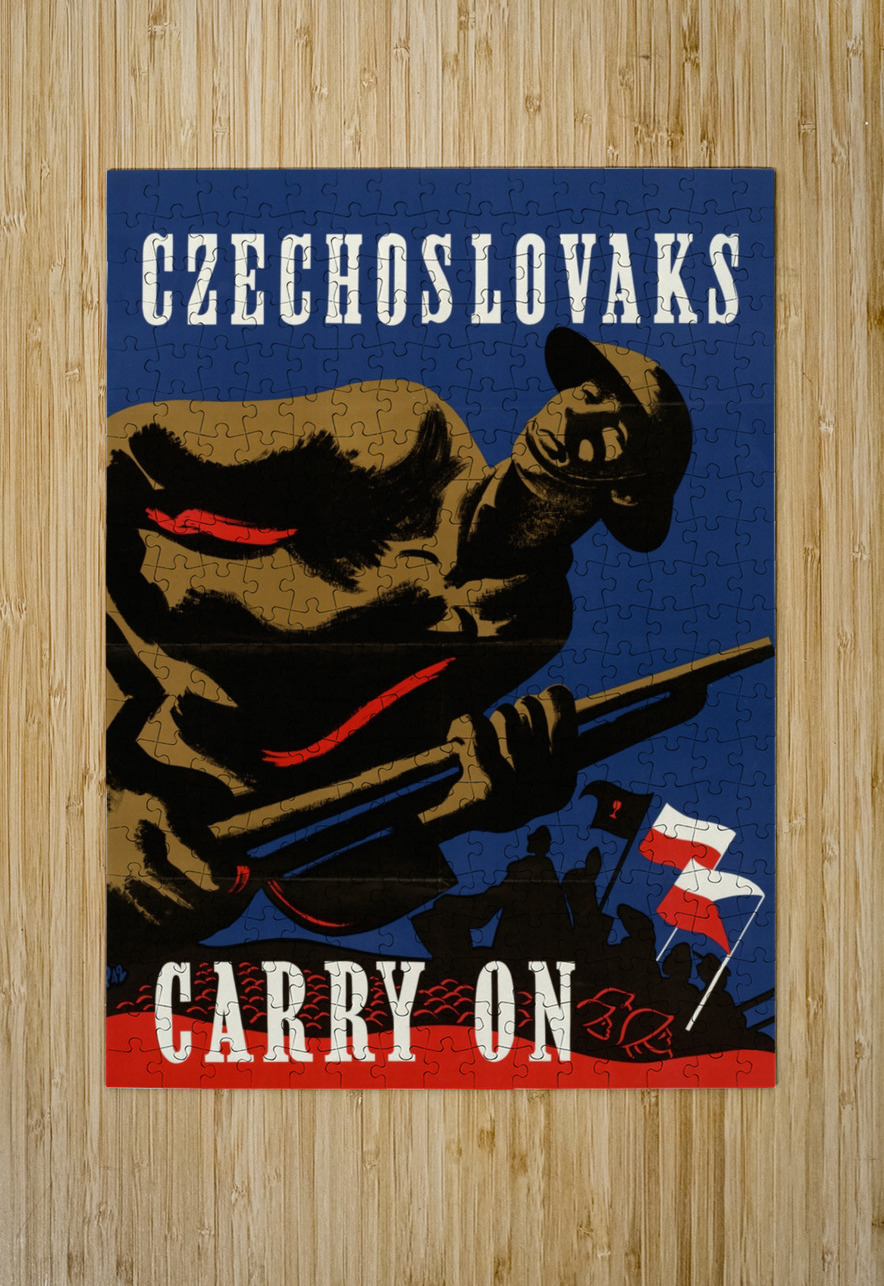 Czechoslovaks Carry On IStockHistory com Puzzle printing