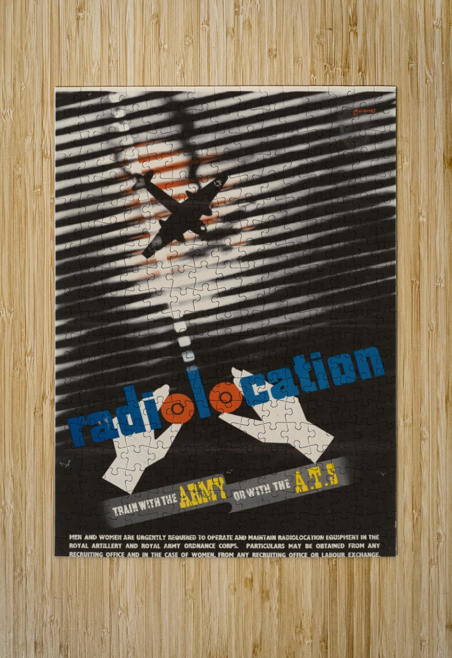 Radiolocation – Train with the Army or with the A.T.S. IStockHistory com Puzzle printing