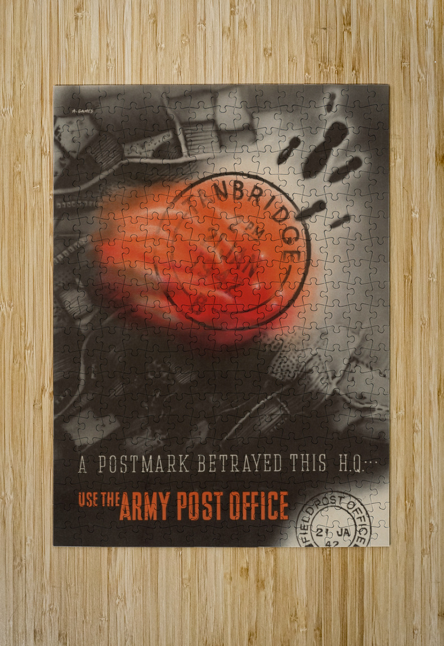 A Postmark Betrayed this H.Q.  IStockHistory com Puzzle printing