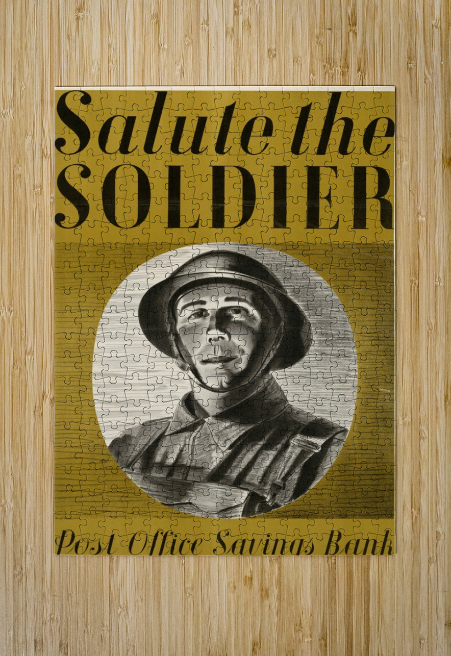 Salute the Soldier – Post Office Savings Bank IStockHistory com Puzzle printing