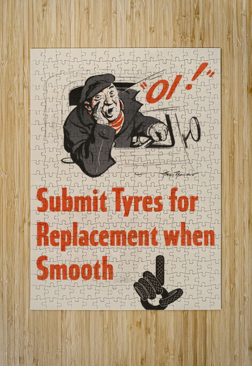 Submit Tyres for Replacement When Smooth IStockHistory com Puzzle printing
