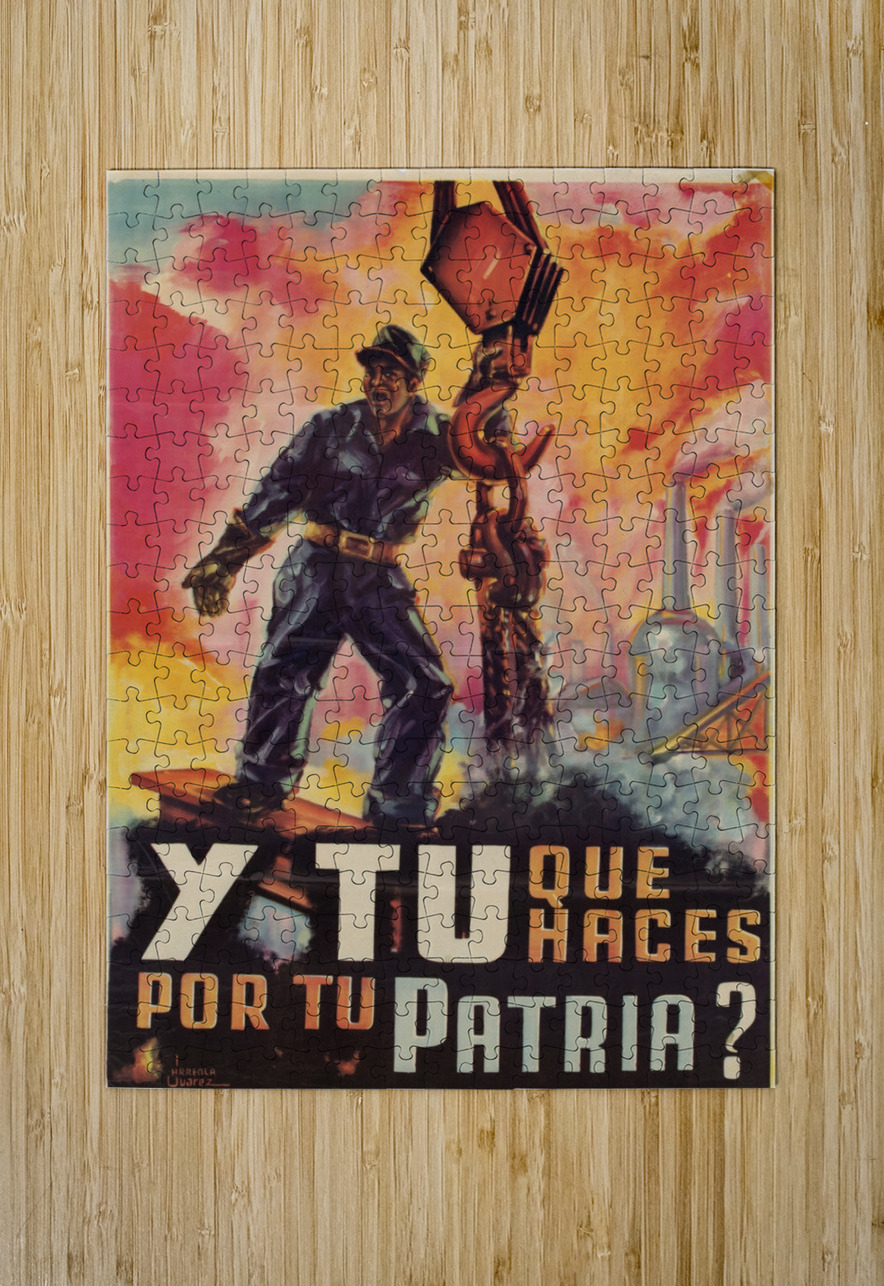 Y Tu Que Haces por Tu Patria IStockHistory com Puzzle printing