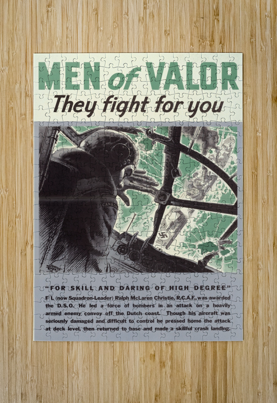 Men of Valor – They Fight for You IStockHistory com Puzzle printing