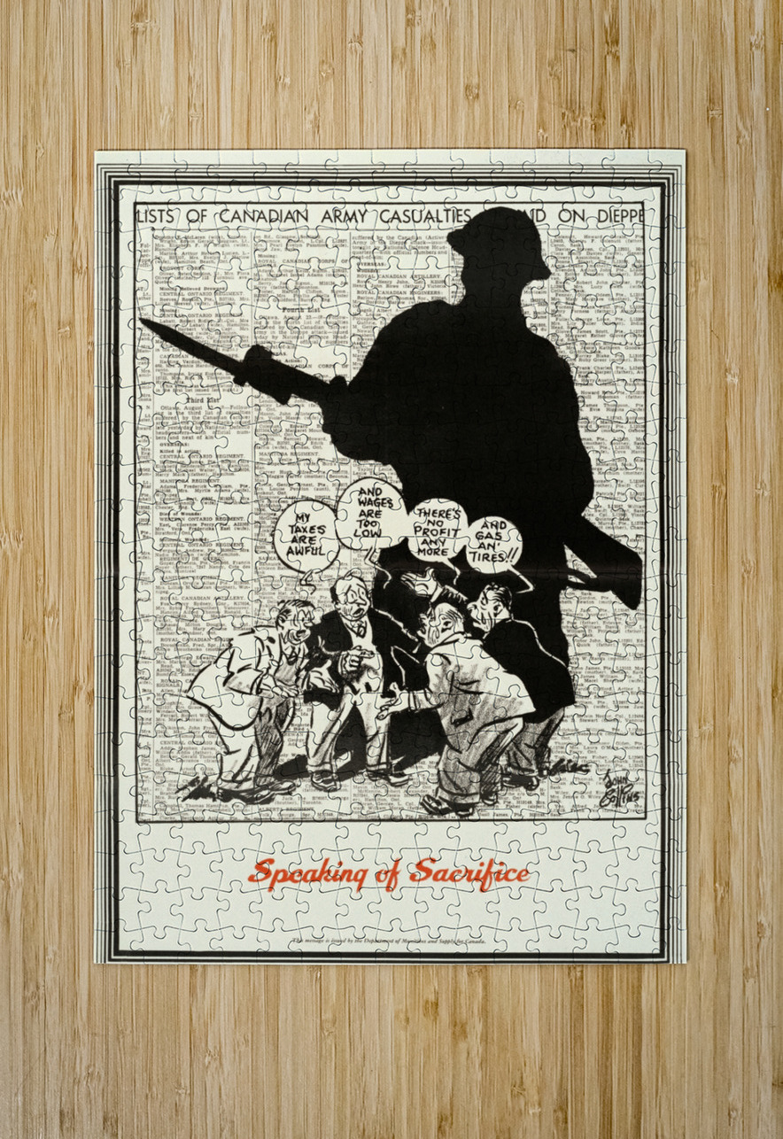 Speaking of Sacrifice IStockHistory com Puzzle printing