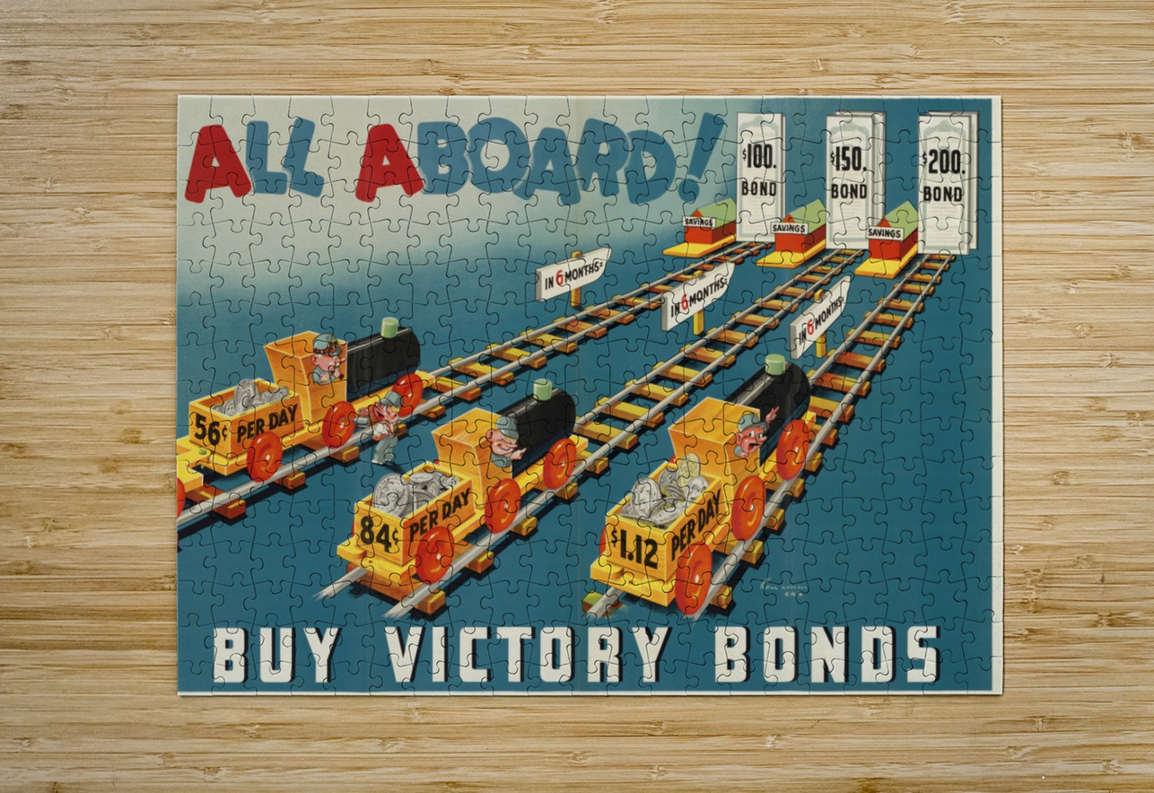 All Aboard! Buy Victory Bonds IStockHistory com Puzzle printing