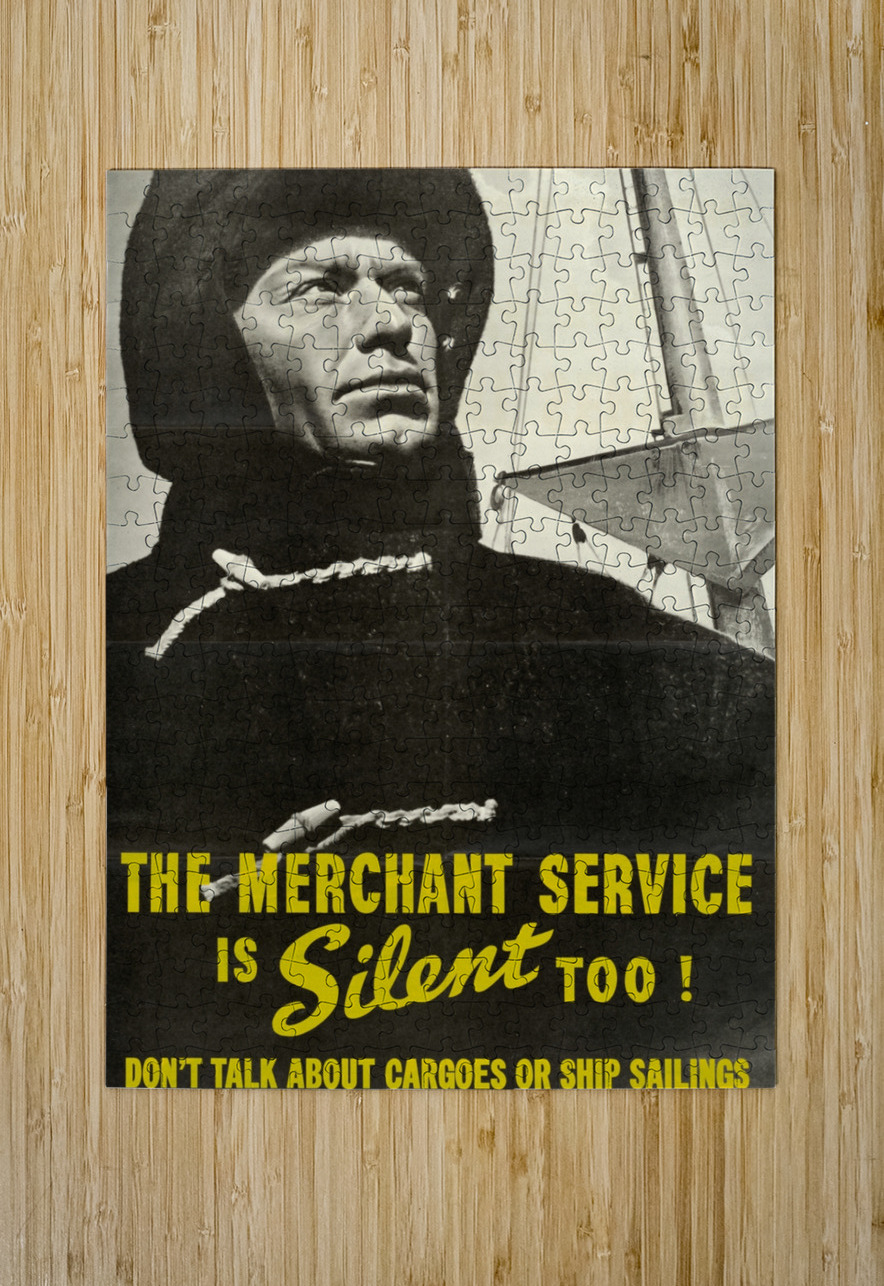 The Merchant Service is Silent Too! IStockHistory com Puzzle printing