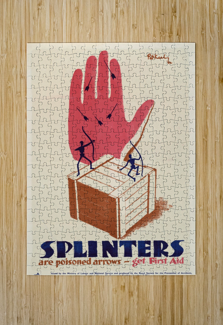 Splinters are Poisoned Arrows – Get First Aid IStockHistory com Puzzle printing