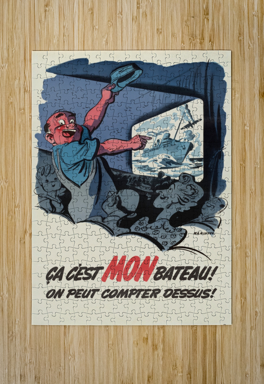 Ca C’est Mon Bateau! On Peut Compter Dessus! IStockHistory com Puzzle printing