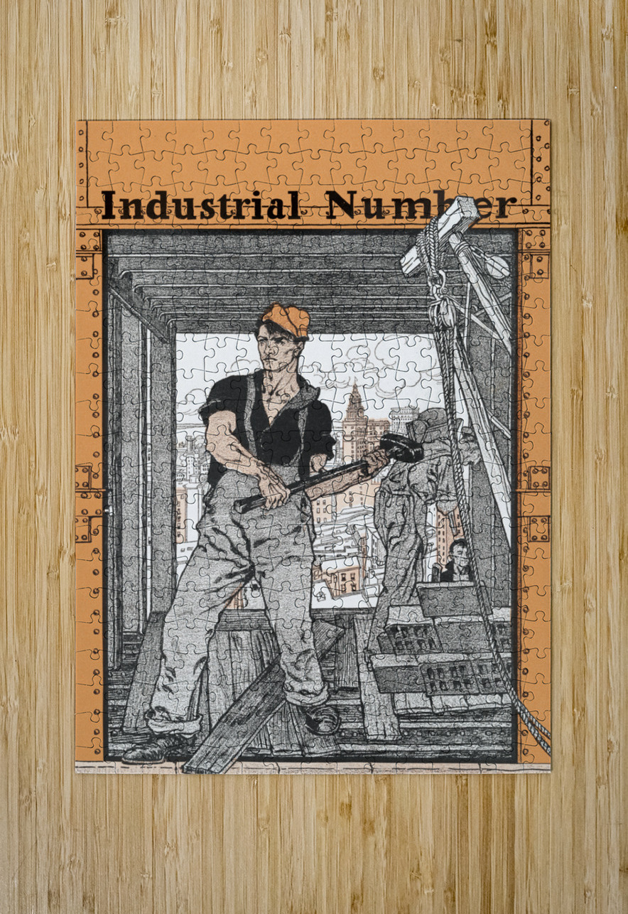 Industrial Number 1901 by Edward Penfield IStockHistory com Puzzle printing